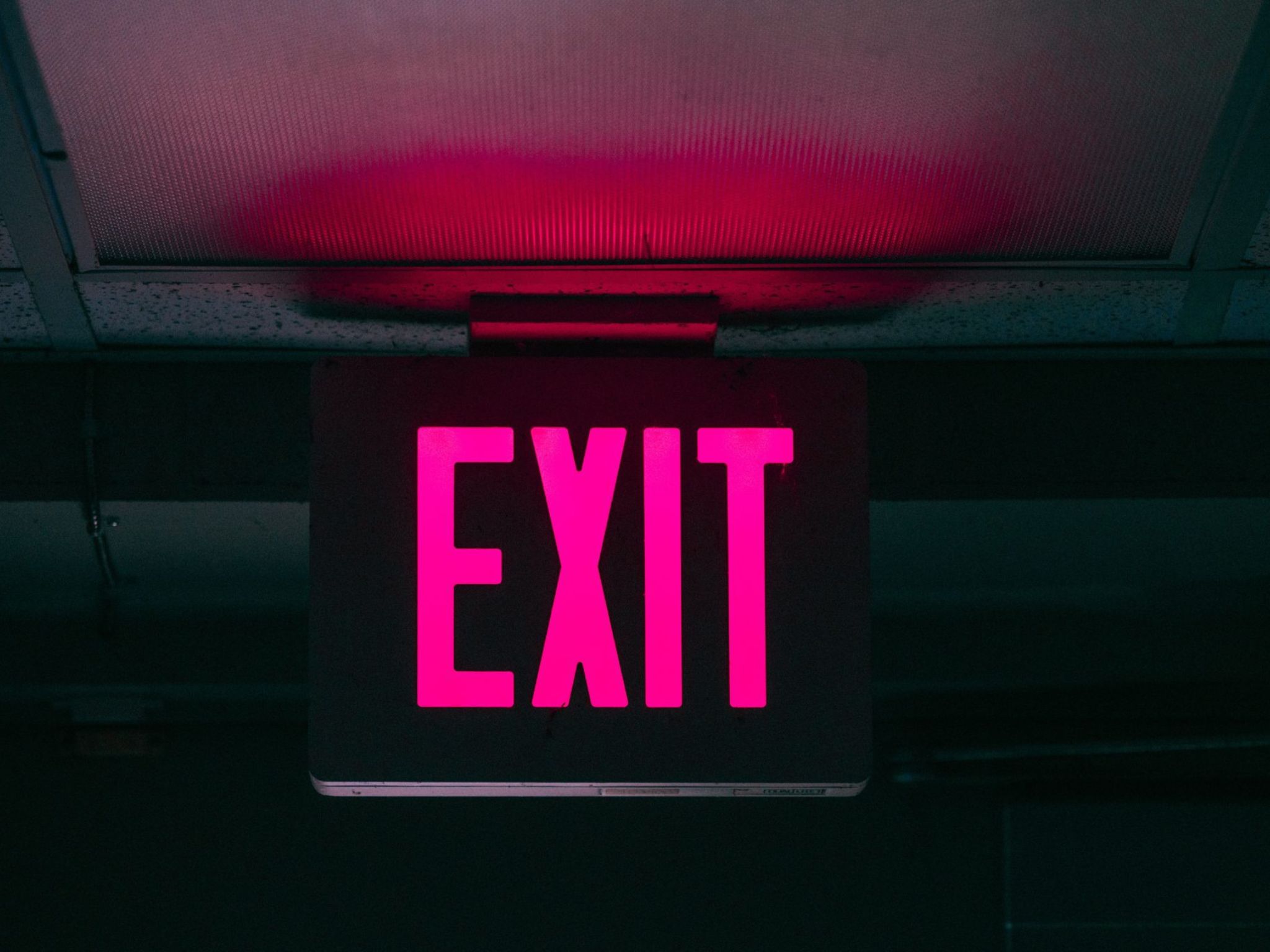 Tritium Exit Sign