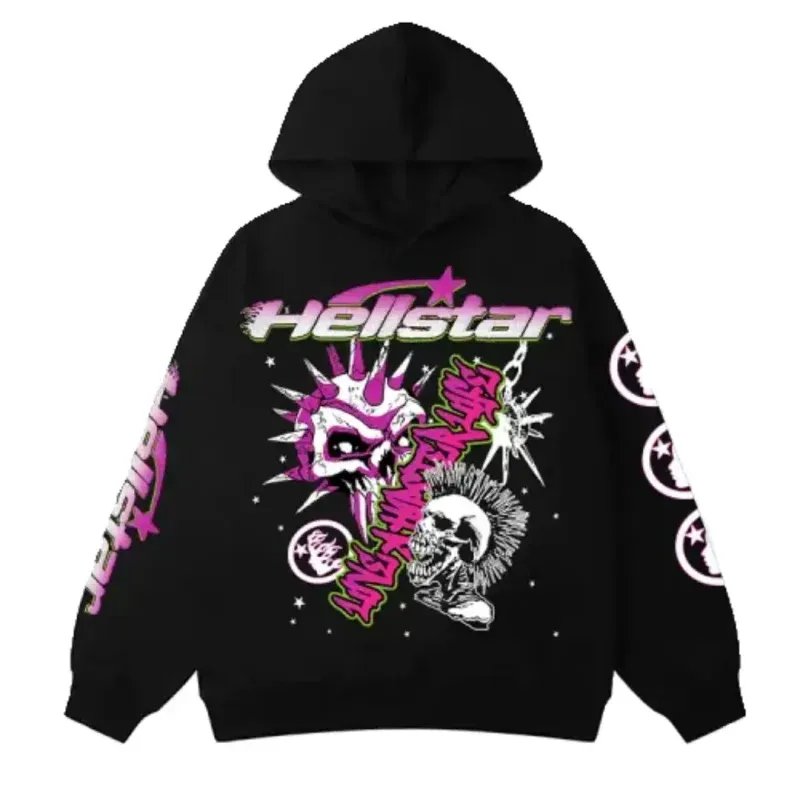 Hellstar Hoodie is a striking and bold statement piece