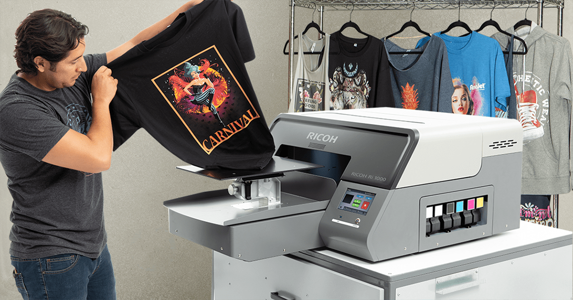 direct to garment printing on shirts