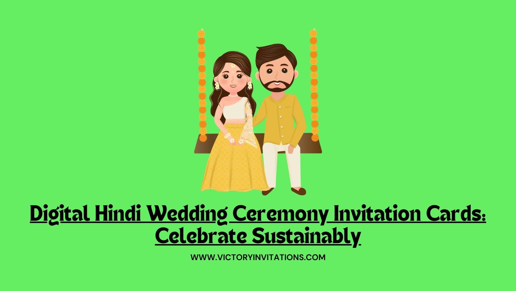 Digital Hindi Wedding Ceremony Invitation Cards: Celebrate Sustainably